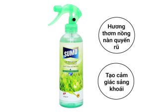 Nước Hoa Xịt Phòng Sumo 355ML Hương Hoa Cỏ Xanh Lá Tự Nhiên Thơm Dịu Nhẹ
