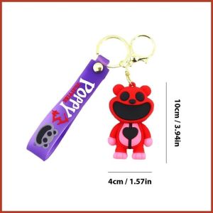 Game Smiling Critters CatNap DogDay Bearhug Plushie Keychains Ring for Accessories Bag Pendant Key Chain Jewelry Gifts