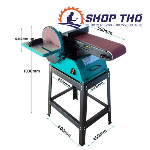 Máy mài nhám 2 trong 1 ALLWIN BD6100 động cơ 1200w