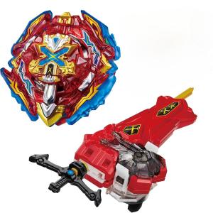 Beyblade Toy Burst B-200 Starter Xiphoid Xcalibur Xn.Sw-1 Bayblade Gyro Metal Spinning Top Boys Toy with Holy Sword LR Right/Left Launcher