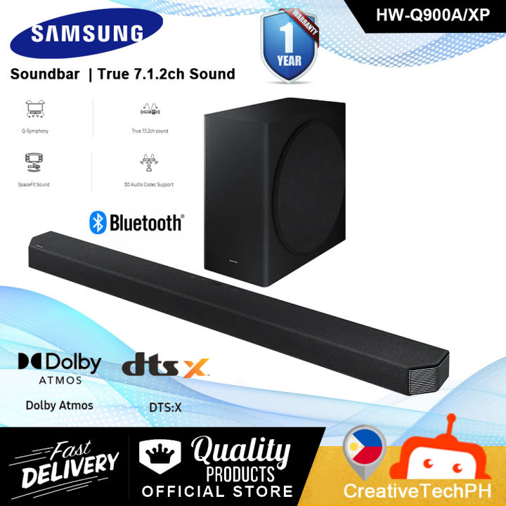 Samsung Soundbar Speaker (HWQ900A/XP) 7.1.2ch True Dolby Atmos & DTSX