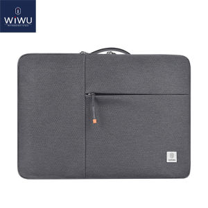 WIWU Laptop Sleeve Case Bag for Ultrabook MacBook Pro 14.2 inch Waterproof 360° Protective Laptop Sleeves Portable Handle Laptop Bag(Grey)