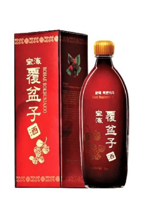 新品BOK BUN JA WINE韓国　覆盆子酒600ml 16% 宝海覆盆子酒(ボクブンジャ)-Alc.15％ | 韓国市場, お酒
