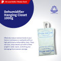 Dehumidifier Packs 1Kg Hanging Pack, Moisture Absorber Hangar, Non-Toxic, Good for Closet, Wardrobe, Prevent Rust / Mould,  Dry Box Cabinet, Desiccant. 