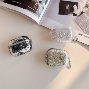 Dynamic Glitter Rhinestones Earphone Case for Airpods Pro Cover Para Airpod 4 3 2 Luxury Headphone Carcasa Brilliant Hard Shell
