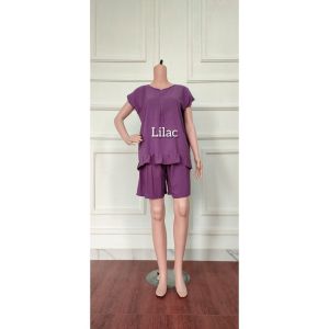 murah.......! SETELAN ANDIN  PENDEK /SETELAN WANITA POLOS TERBARU BISA COD   New Setelan Pendek Kekinian Bahan Rayon Adem Di Gunakan Santai Sehari - Hari Harga Grosir   ONE SET PAJAMAS POLOS TANGAN PENDEK\\BAHAN RAYON PREMIUM SETELAN WANITA LOTA FASHION