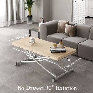 Multi-function lifting coffee table table dual-use one-piece small living room rectangular movable folding home coffee table