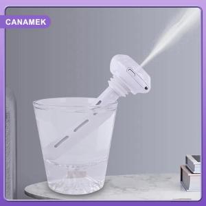 【CANAMEK】 USB Humidifior LED Lamp Mist Maker For Home Car Portable Mini Humidifier Ultrasound Aroma Anion Diffuser Air Purifier