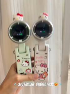 Portable Handheld Neck Fan Foldable Mini Turbo Fan 5 Speed Powerful Airflow Long Battery Life USB Rechargeable Cooling Fan Kipas Mini Pegang Dan Leher Mudah Lipat Kipas Turbo 5 Kelajuan Angin Kuat Boleh Cas USB 华强北手持小风扇可折叠挂脖迷你电风扇五档涡轮高速风力超长续航便携降温神器 H233