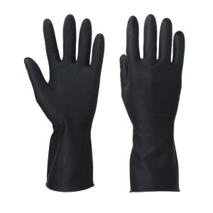 OMQAIO 1Pair Chống trượt Găng tay nhuộm tóc S/M/L Tái sử dụng Găng tay cao su dày hơn Dụng cụ tạo kiểu tóc Chăm sóc tóc Găng tay tô màu làm tóc
