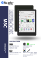 Meebook M8C eBook Reader - 7.8" Color Eink (Android 14 / Micro SD Slot 1TB). 