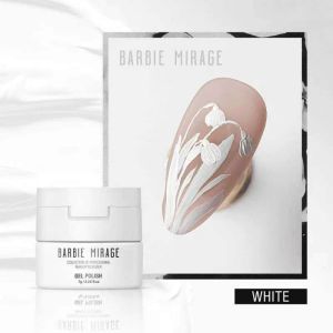 Gel vẽ nổi / vẽ thường Barbie Mirage - Chất gel siêu đặc chuẩn màu ( Trắng  Đen )