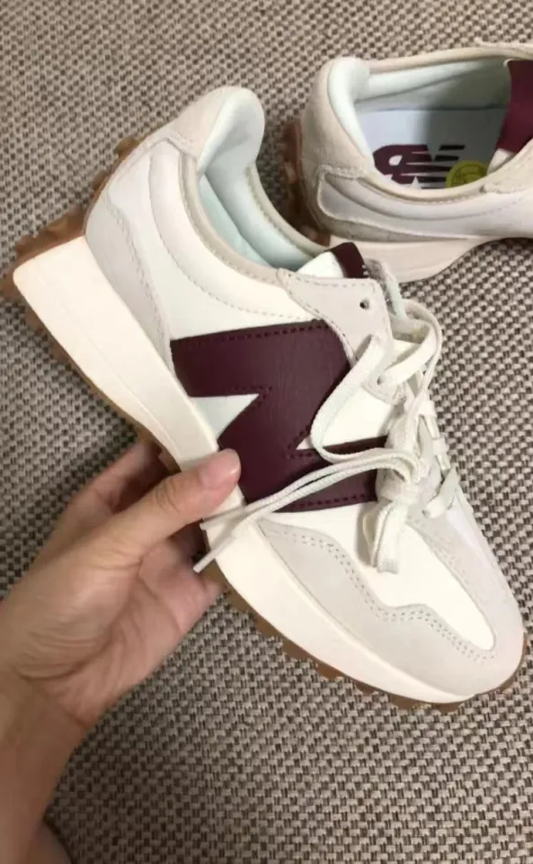 New balance best sale 327 mens burgundy