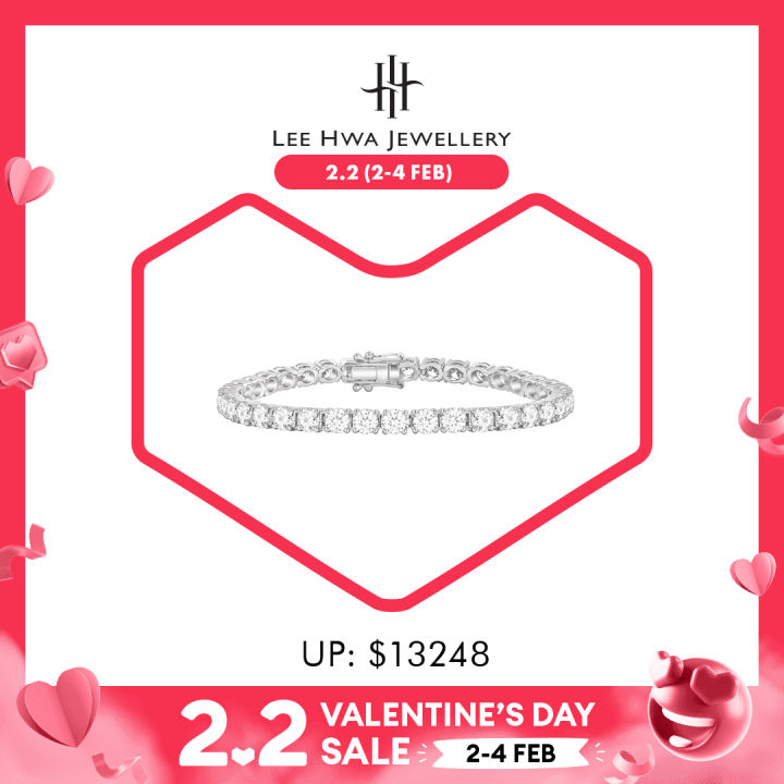 [2.2 Exclusive] Lee Hwa Jewellery Classic Diamond Doris Tennis Bracelet