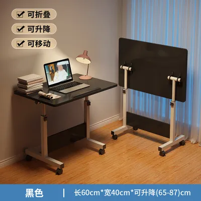 LALA 360 ° Rotation Foldable Desk Adjustable Height Learning Table Study Office Removable With Wheels Meja Boleh Ditutup Tinggi Boleh Diubah Jadual