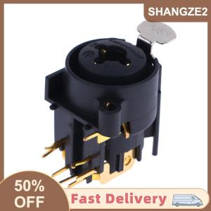 【E-WOITD】 1 chiếc kết hợp giắc cắm XLR 6.35mm đầu nối khung gắn bảng điều khiển cho micro