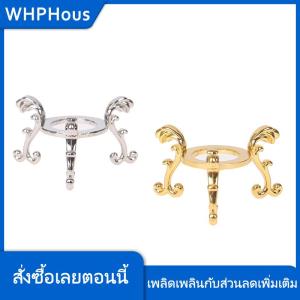 WHPHous ทองชุบแสดงอัญมณีไข่สนับสนุนฐานคริสตัล Ball Stand Holder เครื่องประดับ