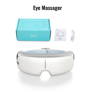 ✅【SG】Eye Massage Device Hot Compress Air Pressure Vibration Foldable Rechargeable