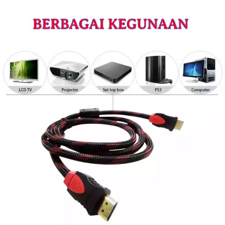 Kabel Hdmi Full Hd 1080p Set Top Box Panjang 1 5 Meter Berqualitas Kabel Hdmi Full Hd 1080p Set Top Box Panjang 1 5 Meter Berqualitas