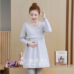 Baju Mengandung Korean Style Untuk Ibu Hamil Wanita Mengandung Cukup Cantik Dipakai