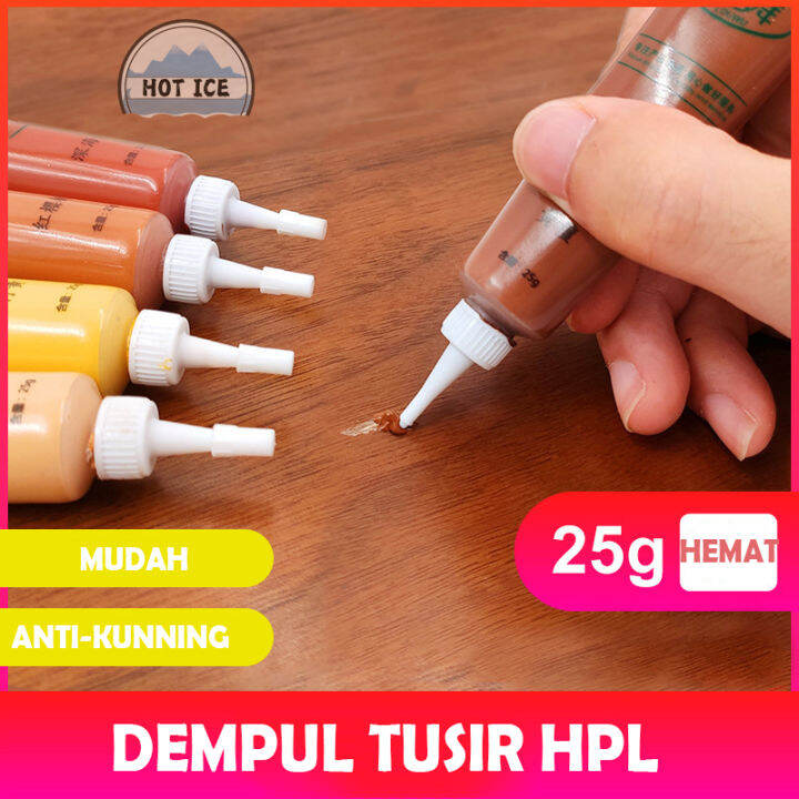 Dempul Tusir HPL EDGING Pewarna Pinggiran Pengisi Nat HPL EDGING Meratakan Warna Merapihkan