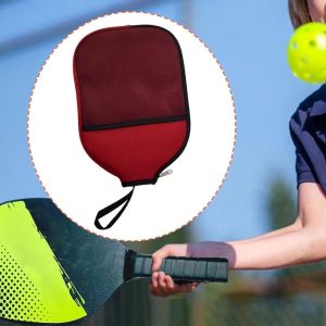 OOG Zippered Pouch Pickleball Racket Cover Durable Construction Waterproof Design Pickleball Accessories Bag Soft Touch Mesh Pocket Pickleball Bag Sports Enthusiasts
