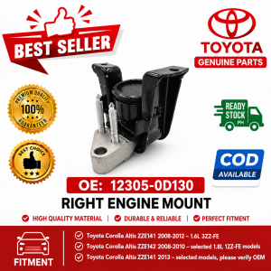 Toyota Genuine Parts OE 12305-0D130 Right Engine Mount High Quality Material Durable & Reliable Perfect Fitment.