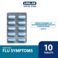 Unilab Bioflu 10 Tablets - Medicine for Relief of Flu and other symptoms like Fever, Headache, Sore throat, Cough and Colds. 