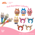 HappyBalloon Balon Foil Labubu | Balon Foil Pentungan Labubu |Bando Balon Foil Labubu. 