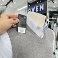 Áo len Gile nam OWEN sợi cotton giữ ấm tốt, không xù mã ALG241278. 