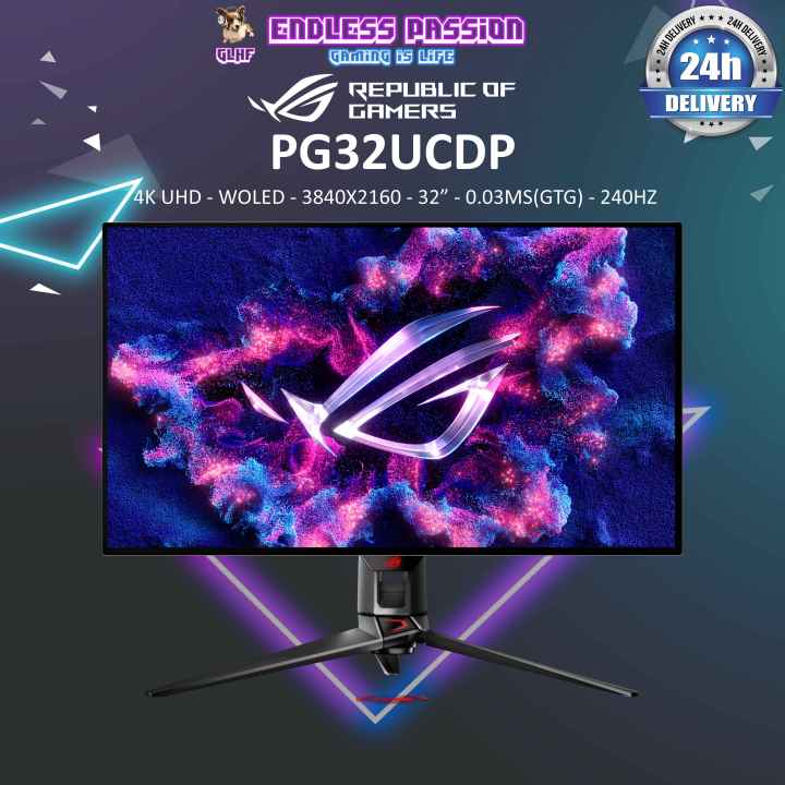 ASUS ROG Swift OLED PG32UCDP gaming monitor | Lazada Singapore