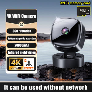 【24 hours delivery】no network required spy camera 4k mini camera spy hidden camera security camera wireless camera cctv camera for home hidden cam spycam 360° no dead angle