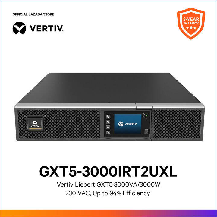 Vertiv™ Liebert® GXT5 3000VA/3000W, 230V, 2U Rack/Tower Online Double ...