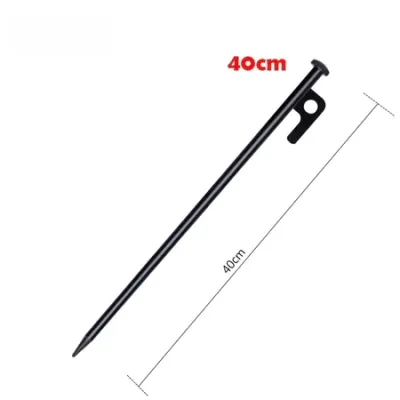 Cọc đinh neo dựng lều cắm trại dài 20cm/ 30cm/ 40cm thép carbon đinh ghim cắm đất dựng lều dã ngoại