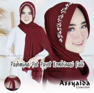 Pashmina pesta payet tali ceruty babydoll/ Pashmina pet payet ceruty babydoll / Jilbab pashmina pet tali / Pashmina pesta mewah gratis ongkir Jilbab Panjang Chiffon - Lazada