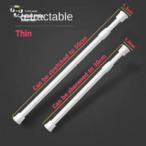 Space-Saving Home Rod - Multi Purpose Spring Loaded Extendable Rod - Non Punching Used In Wardrobe Kitchen & Balcony (In-Demand Telescopic Rods Home Space Optimization)