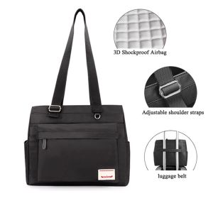 Waterproof Large Capacity Laptop Bag 12 13.3 14 15.6 Inch For Women/Men Shockproof Casual Travel Bag