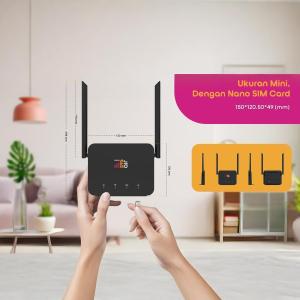 Modem Wifi 4G Unlock All Operator Hifi Air HKM 131 Pro HKM 127+ Free Kuota 215GB 1 tahun