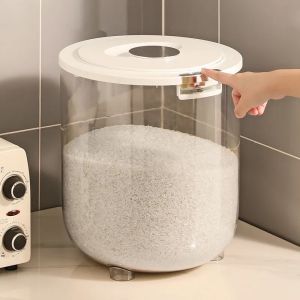 【Timeup】5/10/15kg ถังเก็บข้าวสาร ป้องกันแมลง ป้องกันความชื้น เกรดอาหาร การจัดเก็บอาหาร