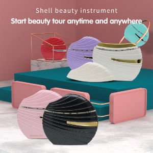 Shell Face Massager Face Lifting V Shape Slimming Facial Vibration Anti Wrinkle / Pengurut Muka