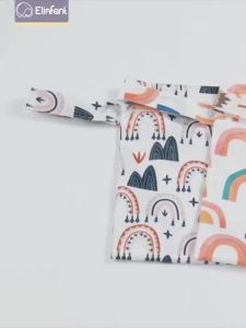 Elinfant 3PCS Travel Wash Cosmetic Bag Waterproof Diaper Bag Portable Storage Bag