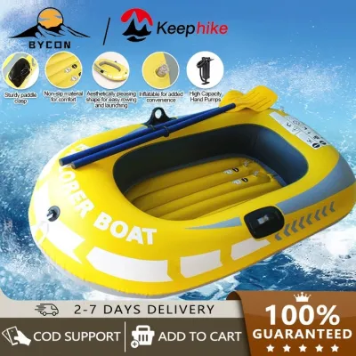 【Buy 1 Get 6】Inflatable BoatPVC Inflatable Boat 2-3 Person Inflatable Fishing Boat Upgraded And Thickened Rubber Boat