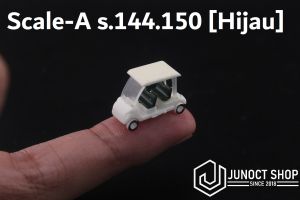 Maket Mobil Golf Buggy Scale 1:64 1:75 1:87 1:100 1:150 Putih Miniatur