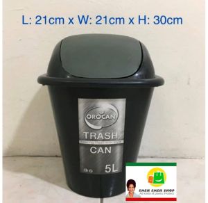 OROCAN Swing Type Cover Trash Can/Basurahan 5Liters