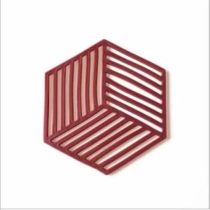 Silicone Heat Insulation Pad Nordic Style Polygonal Anti-scalding Anti-skid Coaster Milk Coffee Cup Mats Placements Kitchen Household