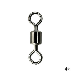 Calistouk  100/50 Cái Đầu Nối Xoay Câu Cá Mỹ Màu Trơn Bóng Mang Snap Để Lắp Ghép/Câu Cá Đúc/Hạt Thép Không Gỉ Lăn Điện