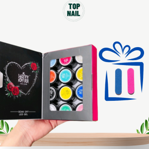 Sét gel vẽ trang trí móng nail siêu đặc Set sơn gel vẽ móng tay tạo hình hoa lá kẻ nét 12 màu cơ bản