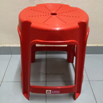 HOT SELLING 3V THICK PLASTIC STOOL PLASTIC CHAIR GUEST STOOL KERUSI PLASTIK BANGKU PLASTIK