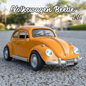 Quy Mô 1:18 Volkswagen Bọ xe hợp kim Mô Hình Xe mô hình đúc Âm Thanh Ánh Sáng Xe Những Người Yêu Thích Bộ Sưu Tập Trẻ Em Món Quà Sinh Nhật Kim Loại Đồ chơi bé trai