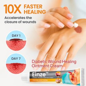 Diabetic Wound Healing Ointment Cream Fast Recovery Foot Ulcer Treatment Antibacterial Diabetes Skin Repair Blood Sugar Care Wound Care Gel